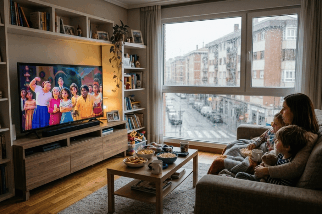 TV kijken regenachtige dag